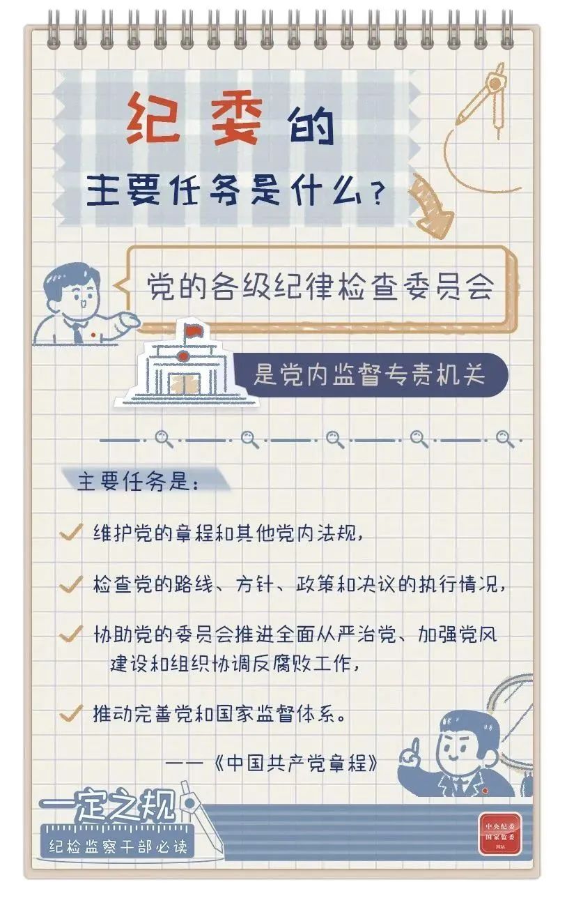 一定之规：纪委的主要任务是什么？